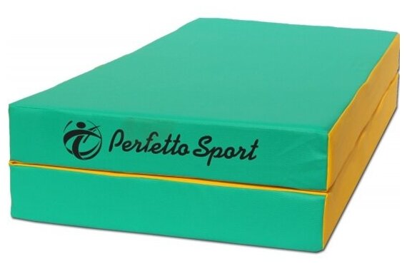 Мат гимнастический 1*1*0.1 м. складной пополам